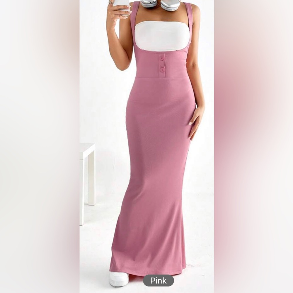 Shein Pink Maxi Dress